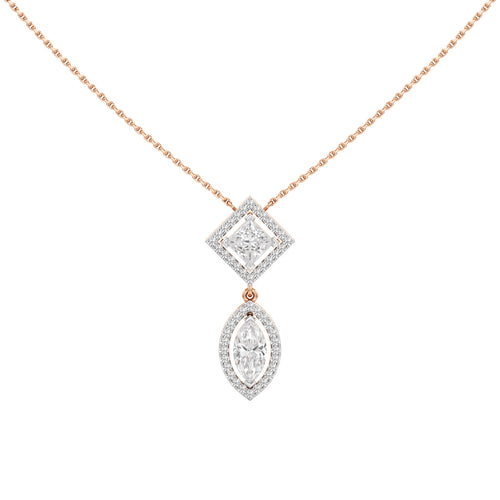 Rhianna 2.25Ct Multishape Double Halo Pendant