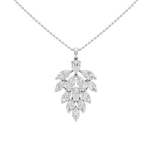 Petra 5.25Ct Leaf Style Pear Cut Fancy Pendant