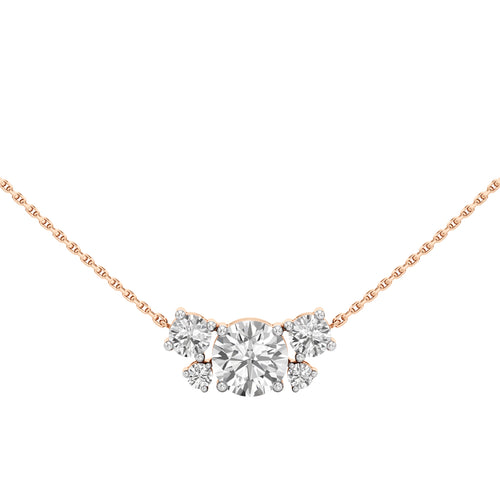 Juliette 2.75Ct Four Prong Round Cut Casual Pendant
