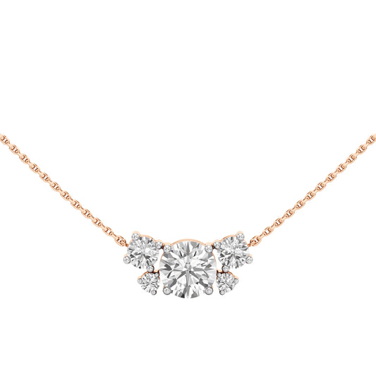 Juliette 2.75Ct Four Prong Round Cut Casual Pendant