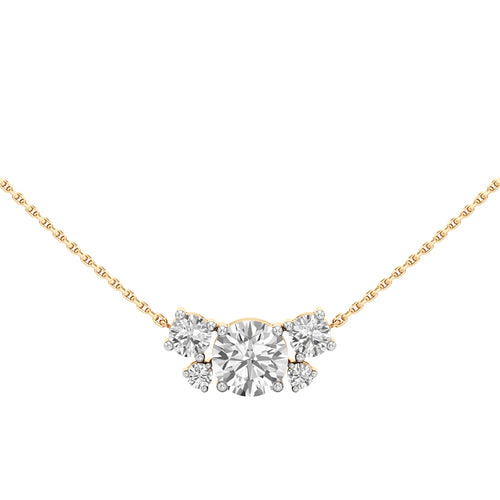 Juliette 2.75Ct Four Prong Round Cut Casual Pendant