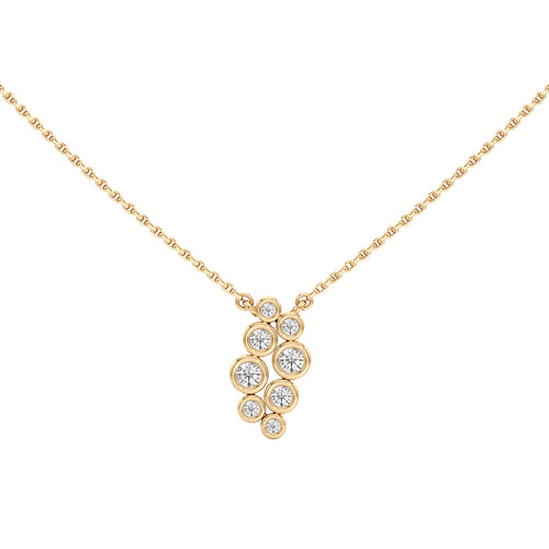 0.50 Ct Round Shape Delicate Pendants