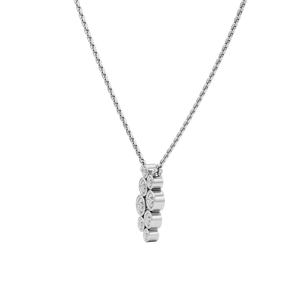 0.50 Ct Round Shape Delicate Pendants