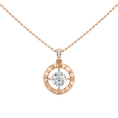 Fiorenza 1.5Ct Halo Round Cut Casual Pendant