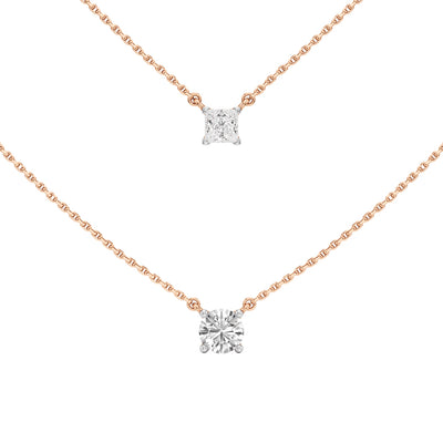1.25Ct Round Shape Solitaire Pendants