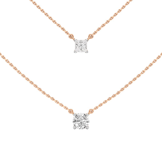 1.25Ct Round Shape Solitaire Pendants