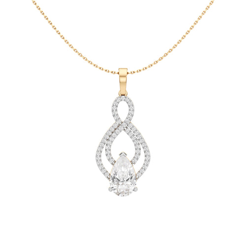 2.75Ct Round Shape,Fancy Pendants