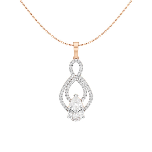 2.75Ct Round Shape,Fancy Pendants