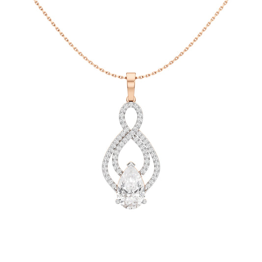 2.75Ct Round Shape,Fancy Pendants