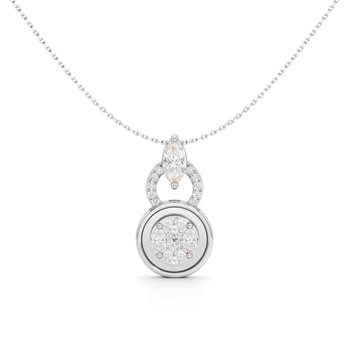 1.75Ct Round Glow Casual Pendant