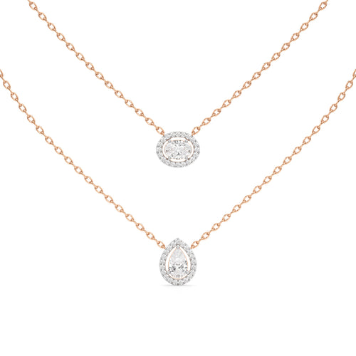 2.50 Ct Pear Oval Lumora Pendant