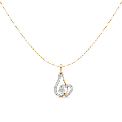 Heart Shape Diamond Fancy Pendant