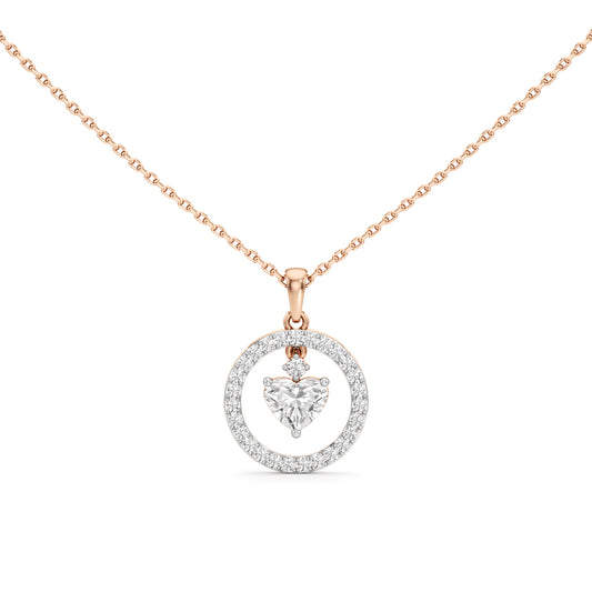 1.00 Ct Fancy Mirage Pendant