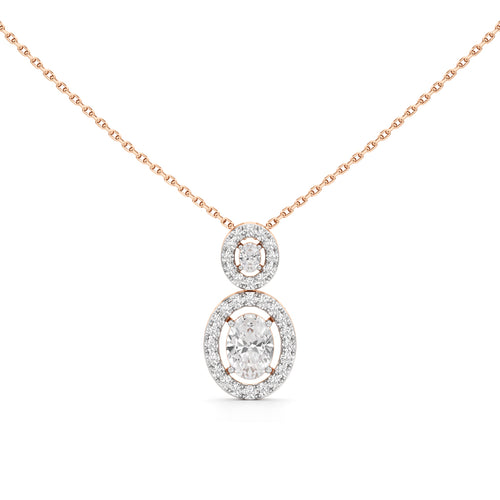 1.75 Ct Halo Aura Pendant
