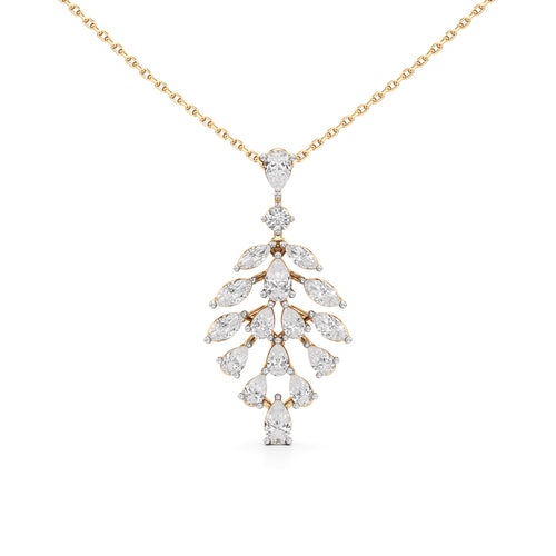 2.30Ct Pear Shape Fancy Pendant