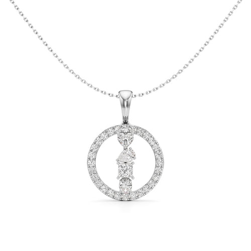 1.25 Ct Fancy Celestia Pendant