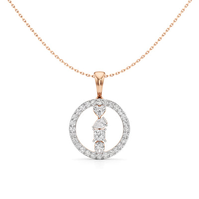 1.25 Ct Fancy Celestia Pendant