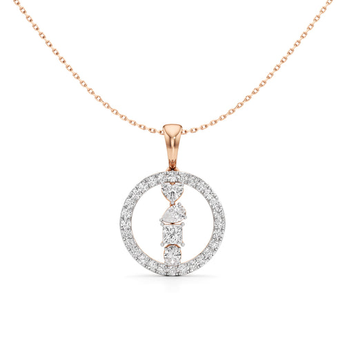 1.25 Ct Fancy Celestia Pendant