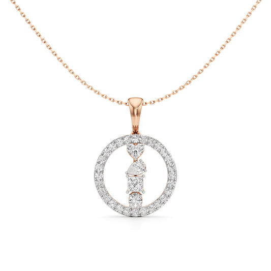 1.25 Ct Fancy Celestia Pendant