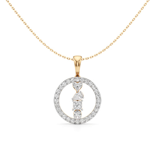 1.25 Ct Fancy Celestia Pendant