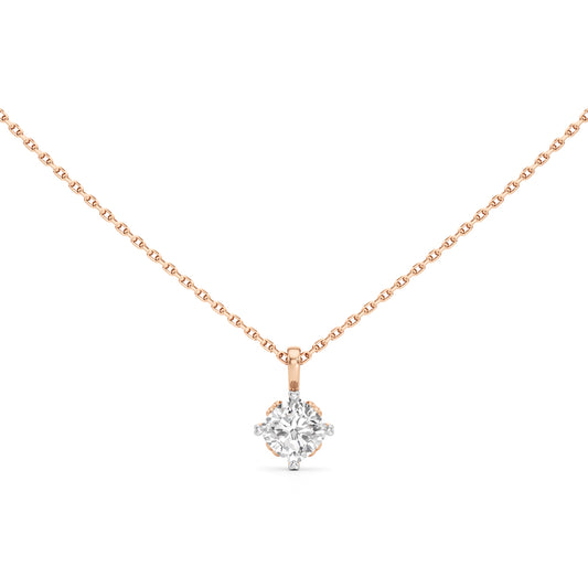 1.00 Ct Cushion Serene Pendant