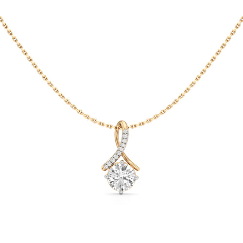 1.50 Ct Fancy Glimmer Pendant