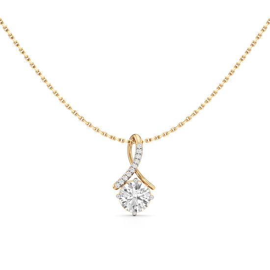 1.50 Ct Fancy Glimmer Pendant