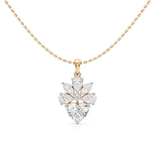 3.75 Ct Luxe Fancy Diamond Pendant