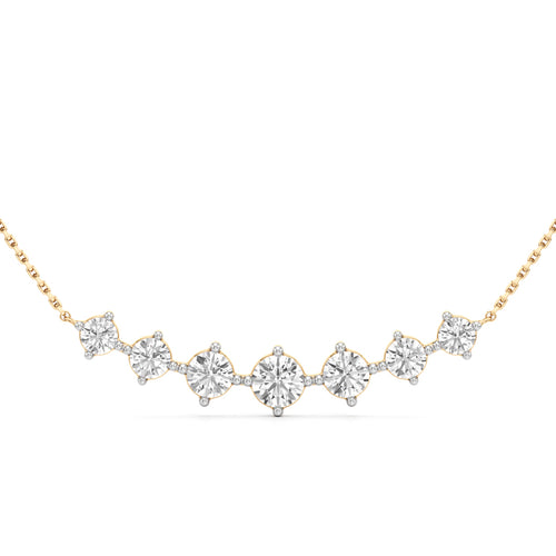 Virelle Diamond Crown Necklace