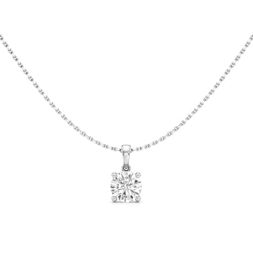 Lumine Solitaire Pendant Necklace