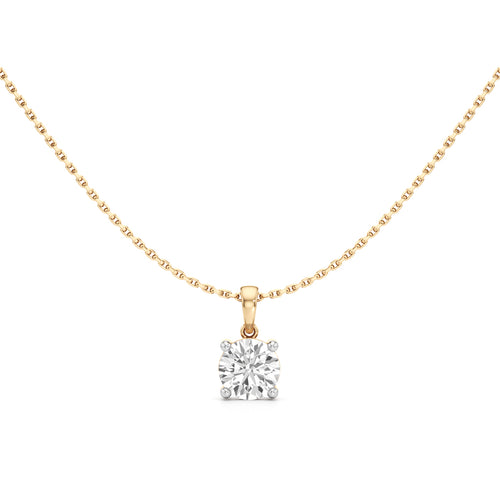 Lumine Solitaire Pendant Necklace