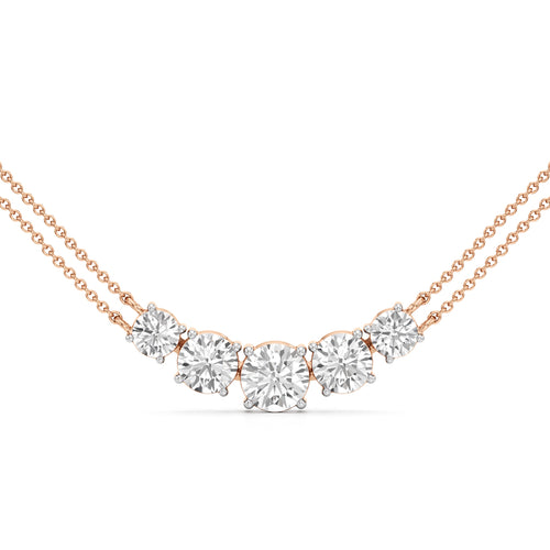 Aurora Arc Diamond Necklace