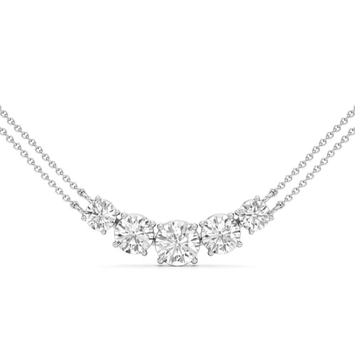 Aurora Arc Diamond Necklace