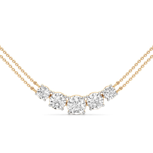 Aurora Arc Diamond Necklace