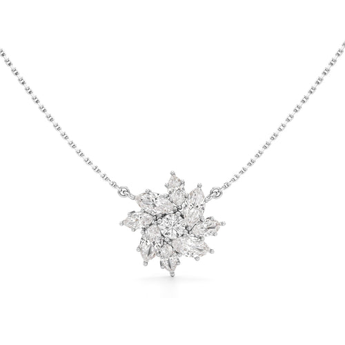 Stellar Flora Cluster Pendant Necklace