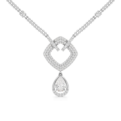 Celestia Heartfall Diamond Necklace