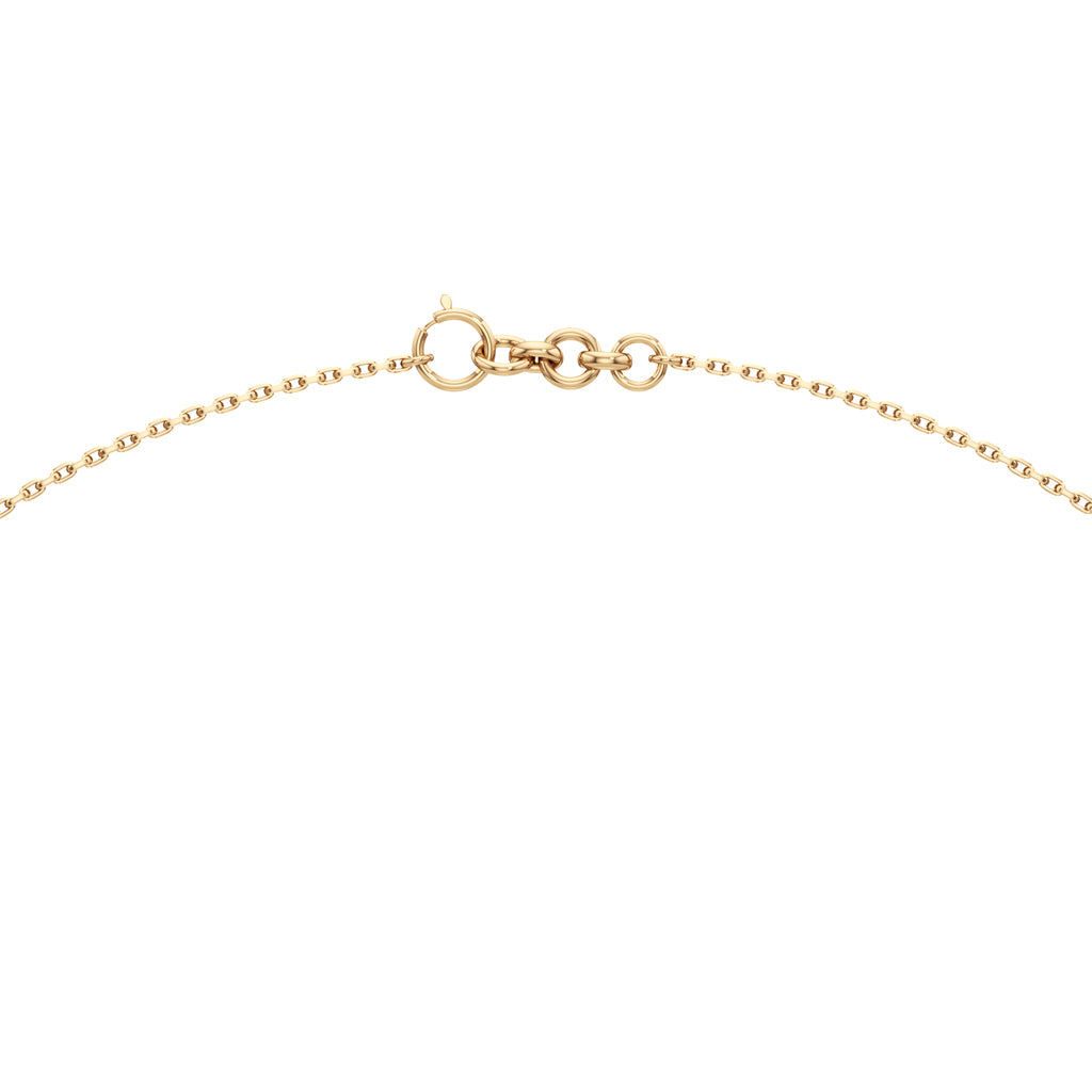 Celestia Tri-Stone Diamond Pendant Necklace
