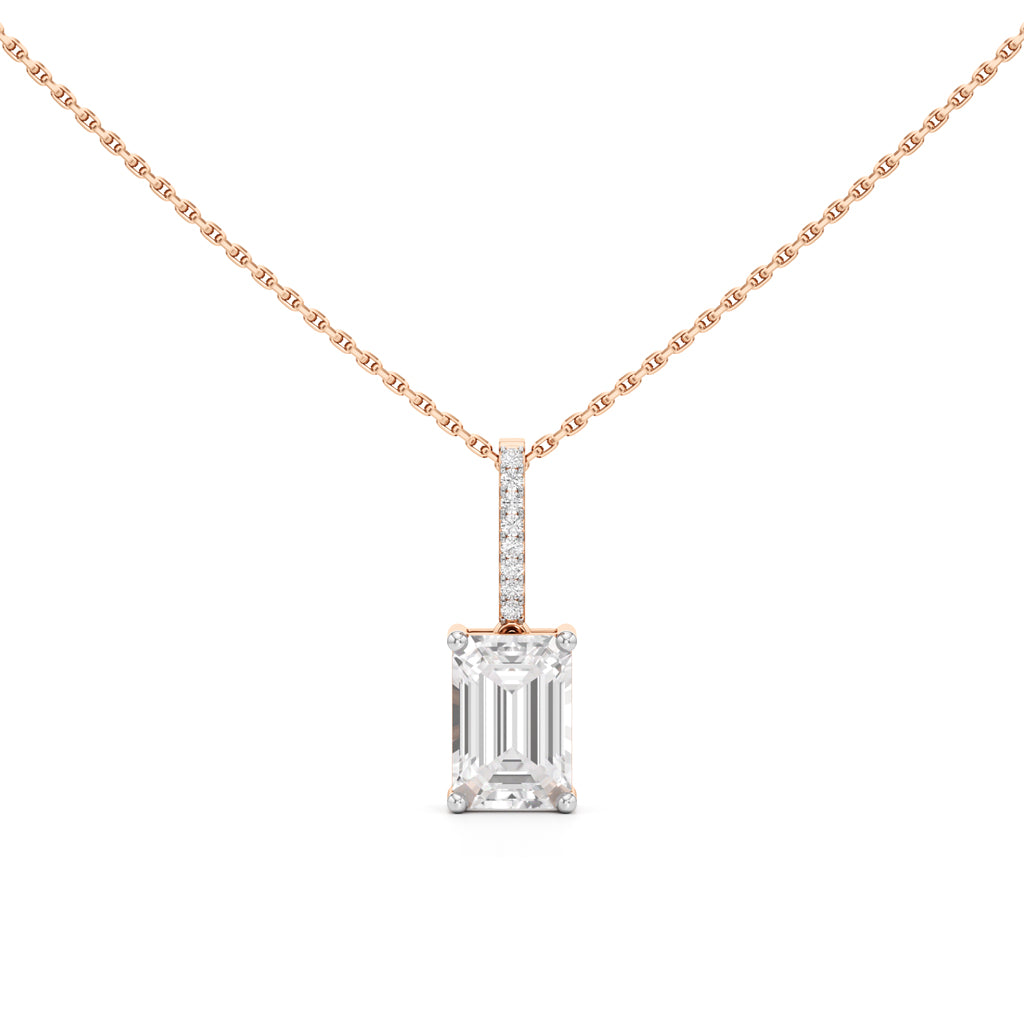 Regalia Emerald Radiance Pendant Necklace