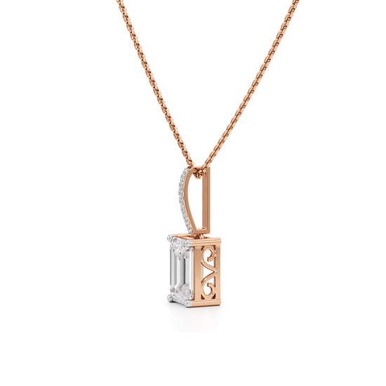 Regalia Emerald Radiance Pendant Necklace