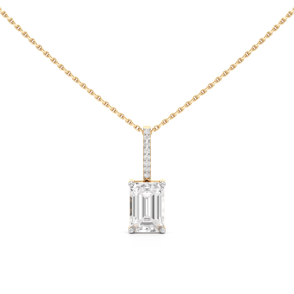 Regalia Emerald Radiance Pendant Necklace