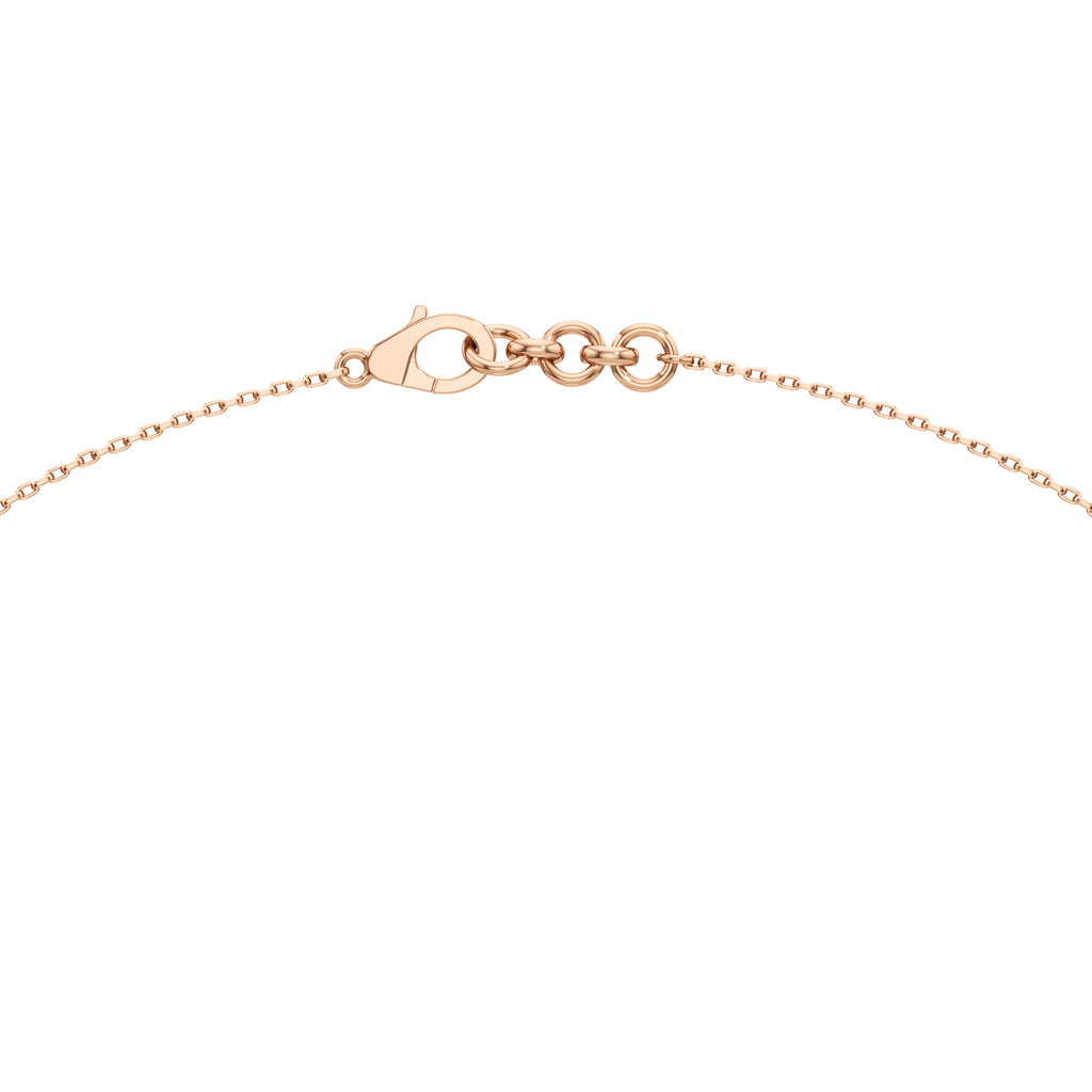 Aurielle Dual-Tone Diamond Loop Pendant Necklace
