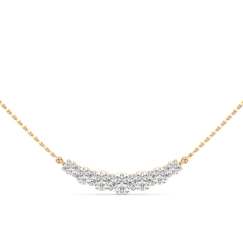 Astra Radiant Seven-Stone Diamond Necklace