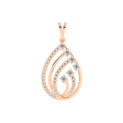 Diamond Swirl Pendant
