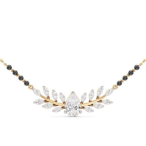 Lustre Leaf Mangalsutra