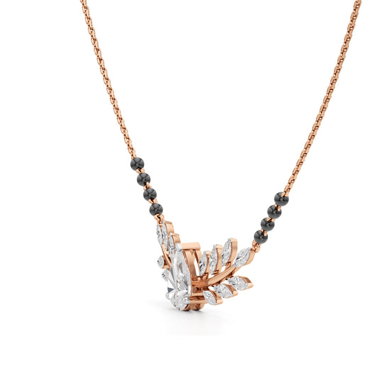 Lustre Leaf Mangalsutra