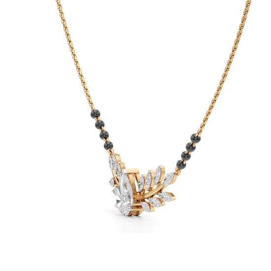 Lustre Leaf Mangalsutra