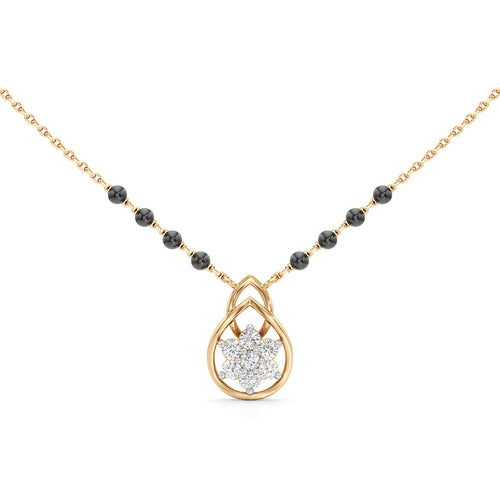 Teardrop Blossom Mangalsutra