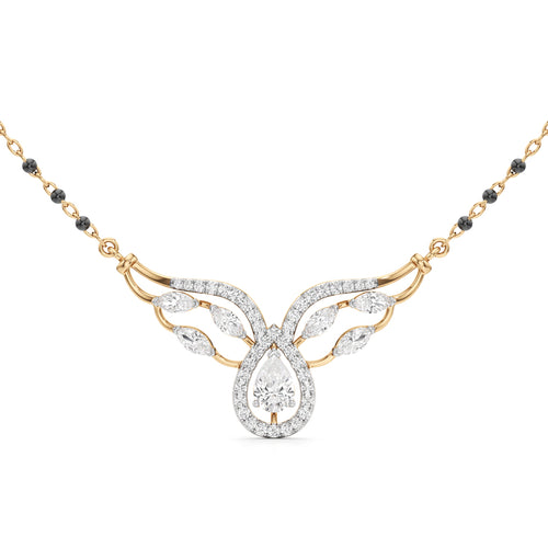 Celestia Winged Grace Diamond Mangalsutra