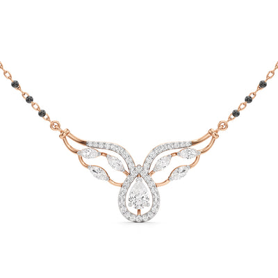 Celestia Winged Grace Diamond Mangalsutra