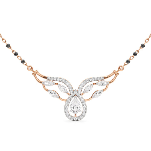 Celestia Winged Grace Diamond Mangalsutra
